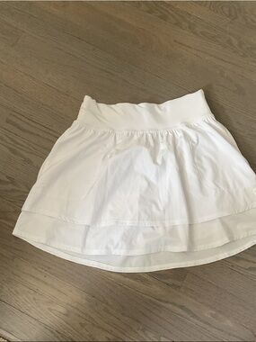 FootJoy White Tiered Circle Skirt